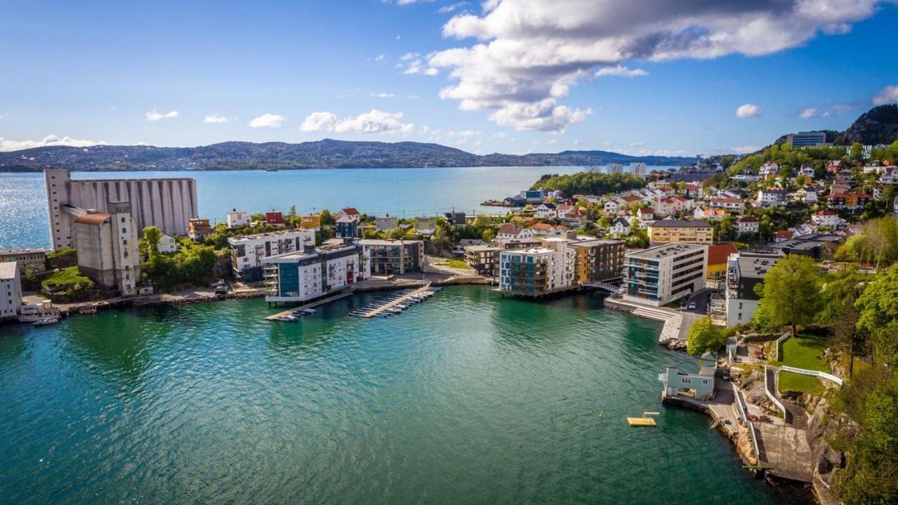 New Penthouse Apartment With Sea View In Bergen Centrum Eksteriør billede
