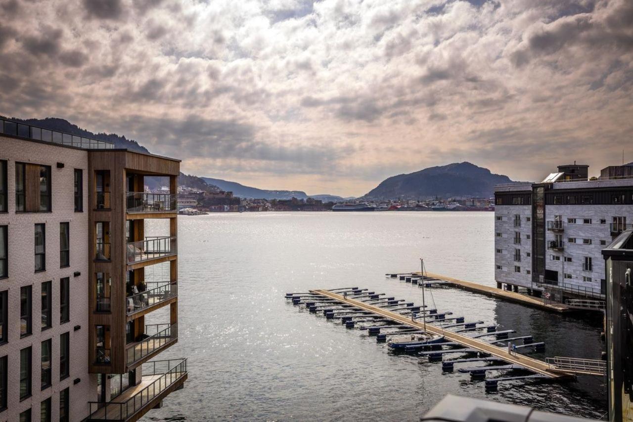 New Penthouse Apartment With Sea View In Bergen Centrum Eksteriør billede
